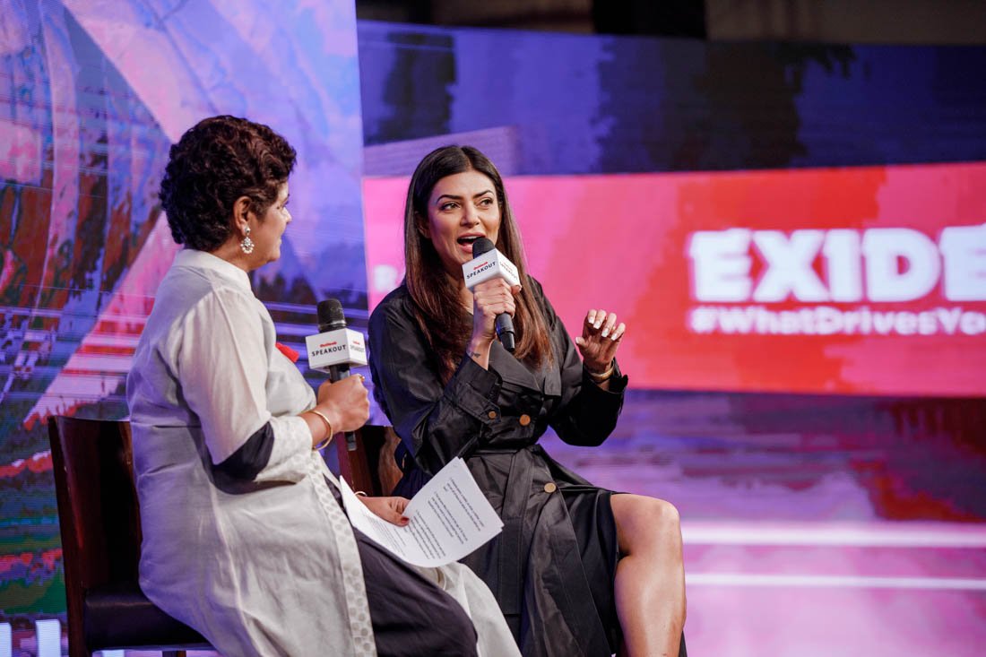 sushmita sen at a corporate event shot by candidshutters media - corporate photographers and videographers