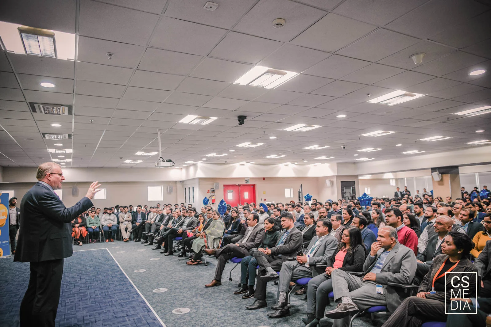 Corporate Lifestyle Photography capturing an authentic question hour session between staff and senior leadership.