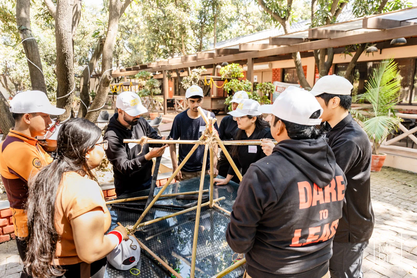 Employee engagement activities as part of corporate team retreat photography videography